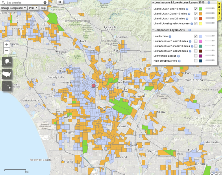 Food Deserts in Los Angeles Food Deserts